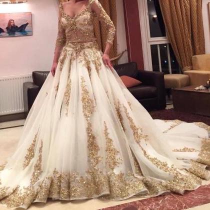 2015 Newest Twp Pieces Wedding Dresses A-line..